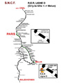 LIGNE RER D (plan détaillé)