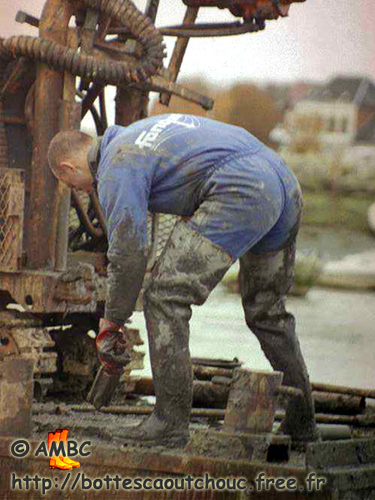 Ludovic at the pontoon.