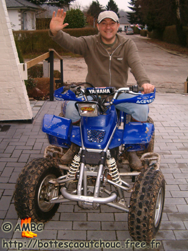 Jean-Louis on his quad, 2006. 