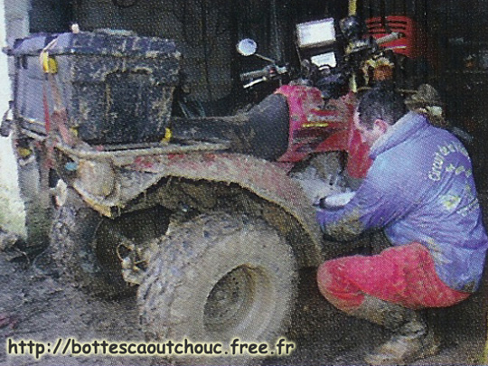  rubber boots.