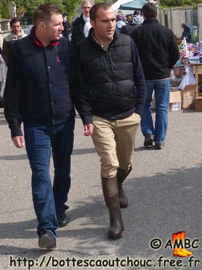 A proud guy in Le Chameau wellies. Gummistiefel, botas de gomma, rubber laarzen, stivali di gomma, wellies, bottes caoutchouc, May 2013.