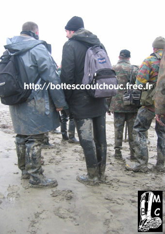 Among hip booted friends. Rubber laarzen, cuissardes.