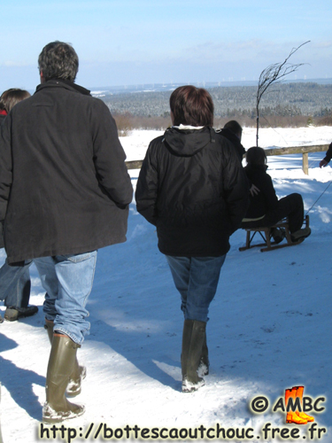 Hautes Fagnes, Belgium, 2008. Rubber boots, Gummistiefel.