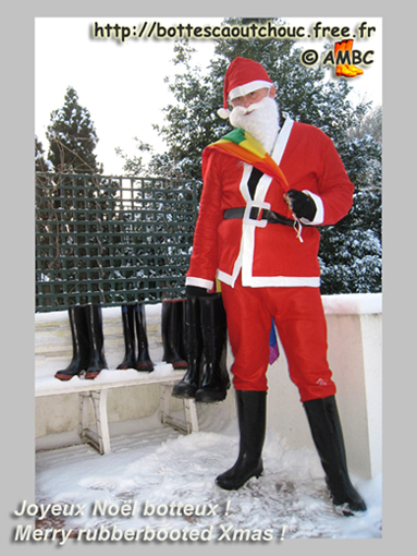Xmas Father is coming; HRB. WEINACHTEN 2009.