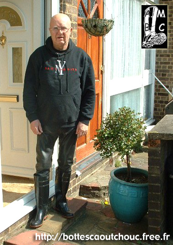 Wearing Japanese boots, UK, 2007.