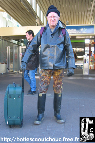 Arrival at Melun, France.