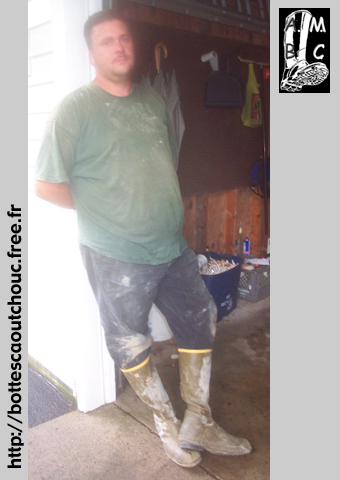 Concrete Burlys wellies. Gummistiefel, bottes caoutchouc.