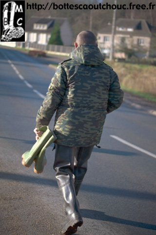 On a road, near Changé, France.