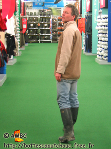 At Decathlon, in Normandy, France. 