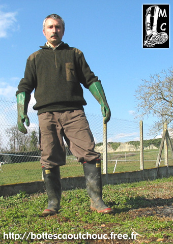 Green gloves and Silverking.