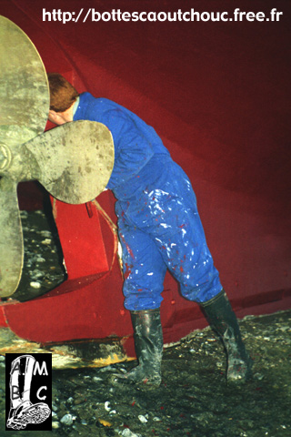 Painting the boat