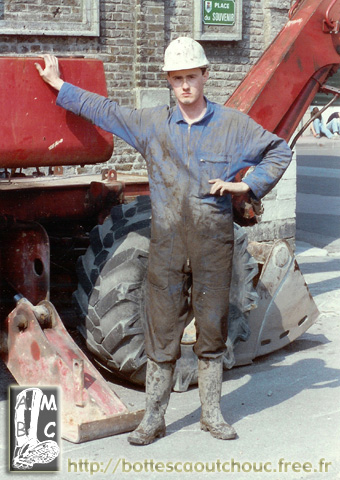 Beside the mechanical shovel