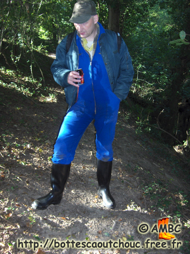 Joël in the forest, France, 2007.