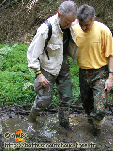 Michael und Heinz in the mudd, 