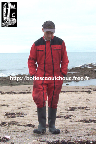On the beach, France.