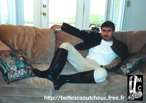 On the sofa