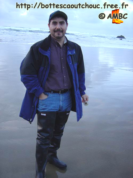 At the Pacific coast, 2005.