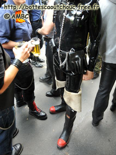 Rubber & British waders, Folsom Berlin, Sept. 2009.