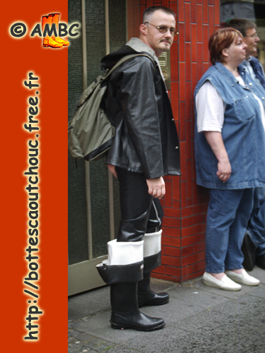 Pascal in Cologne, in rubber.