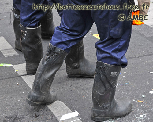 Wearing gumboots, Berlin CSD, June 2009.