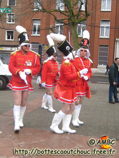 Wearing white PVC boots, Dunkirk, Feb. 2009