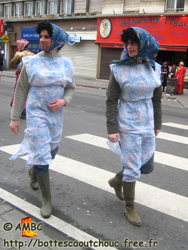 "Ladies" in wellies, Feb. 2009.