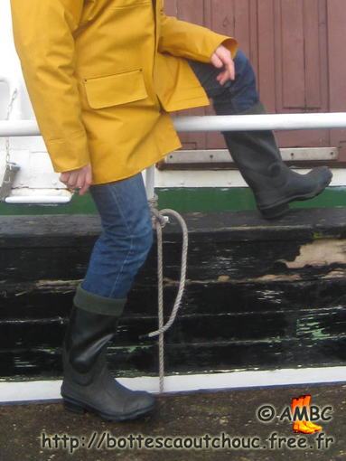 Guy Cotten raincoat & Miners boots, Feb. 2009.