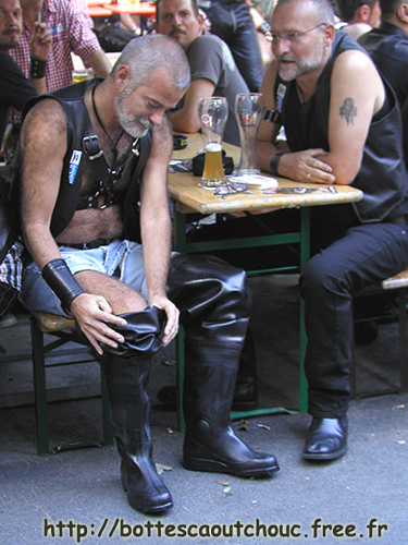 Wearing shorts & waders, 2006.