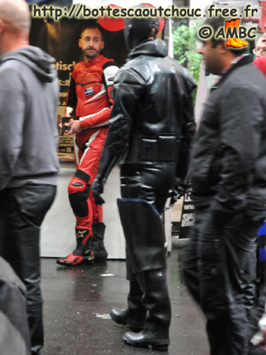 Leather, rubber and waders, Berlin, Sept.2010.