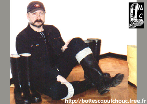 Karl among his boots