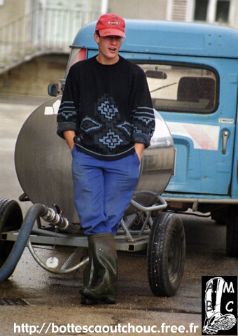 Young farmer, Les Fourgs, France. 