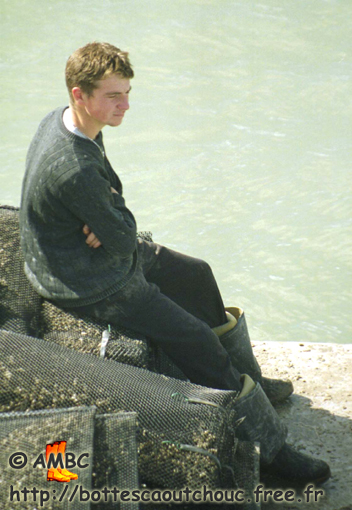 Wearing Le Chameau waders.