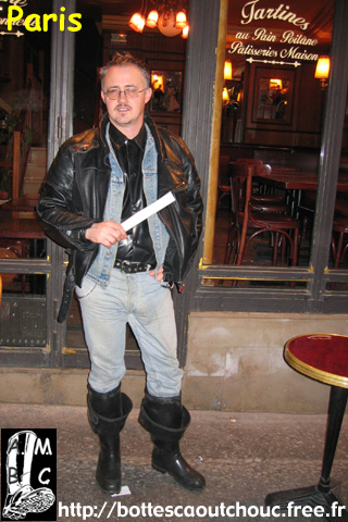 In Paris, after the theater. 