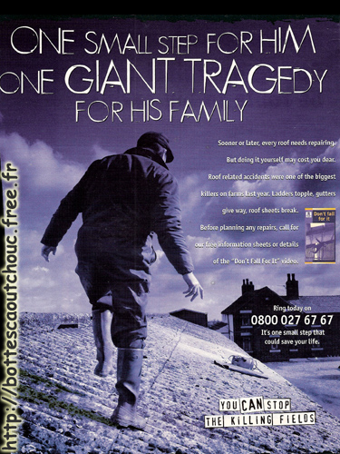 PREVENTION ADVERT, U.K., 2000s.