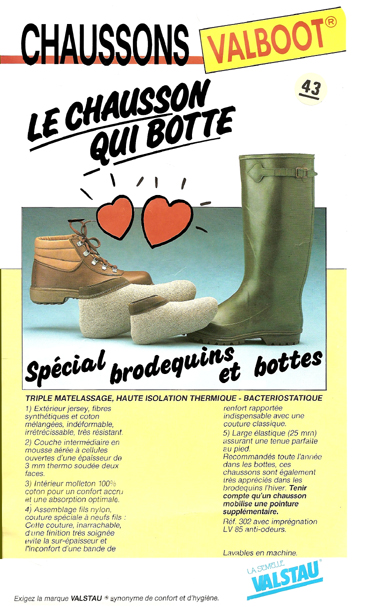 VALBOOTS, France, 2003.