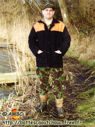 Wearing turned down boots and d