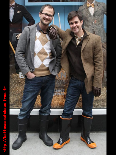 Josh & Brent, fashionable. Gummistiefel, galochas, rubber laarzen, gumboots, bottes caoutchouc.