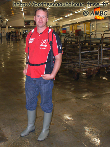 At Le Guilvinec, Brittany, 2008. Gummistiefel, bottes caoutchouc.