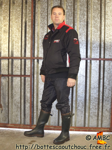 My new Aigle Parcours Iso gumboots, 2010. Gummistiefel, bottes caoutchouc.