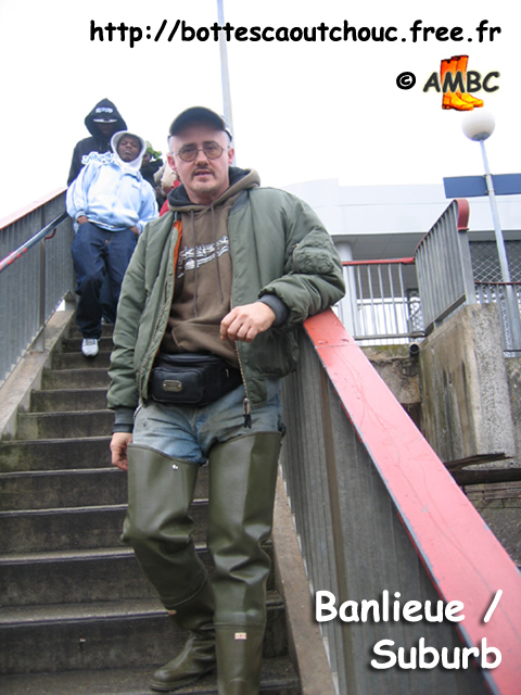 Pascal in Parisian suburb, Dec. 2005
