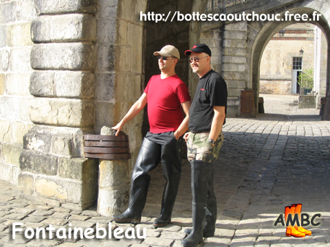 Fred & Pascal in Fontainebleau, August 2005