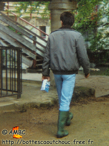 After buying some milk; France, 90s.