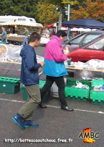 Sébastien and his mother, in Parisian area, 2006.