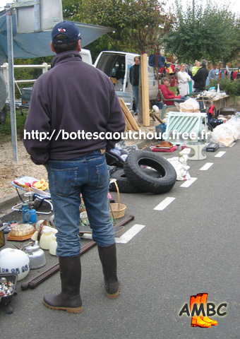 Wearing Anjou boots in Seine & Marne, 2006.