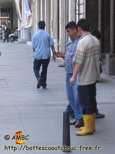 In a street in Istanbul, 2007.