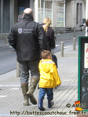 Booted family in Malmedy, Belgium, 2006.