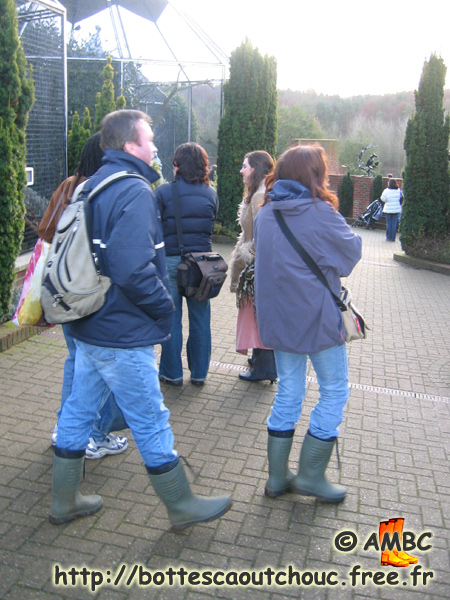 Visitor at Leeds Castle, U.K., 2006.
