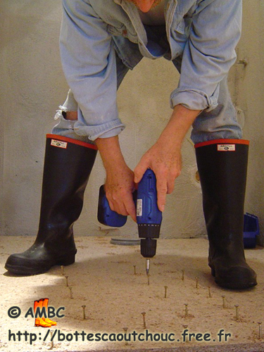 Screwing, wearing Argyll boots, 2007.
