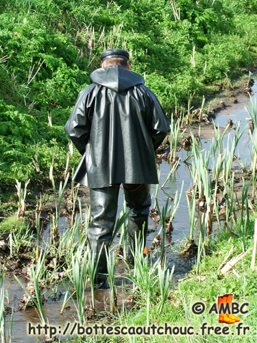Into the marsh, April 2006.