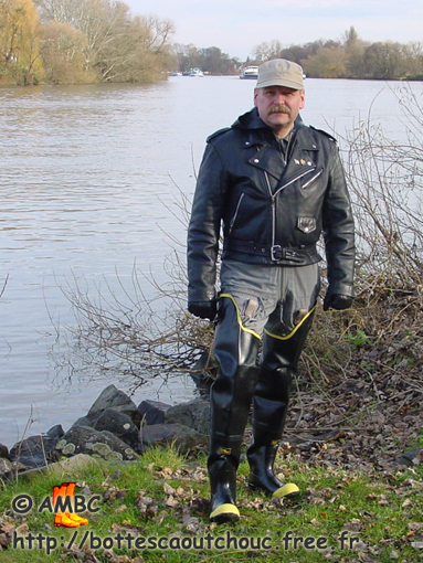 Leather and US hip boots; Germany, 2009.